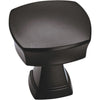 Amerock Allison Value 1-1/4 In. Matte Black Cabinet Knob