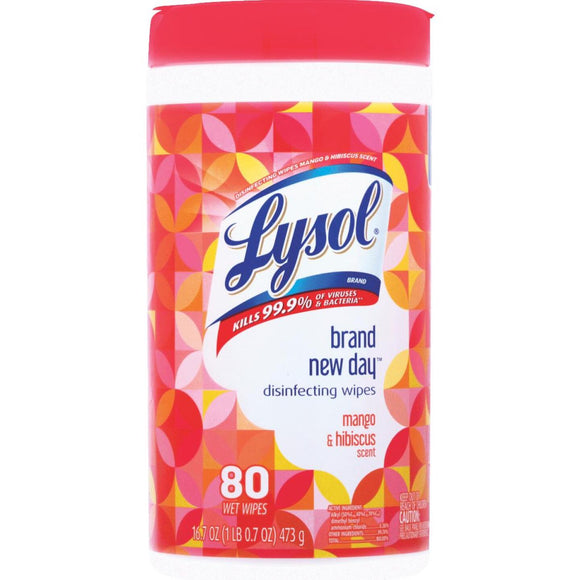 Lysol Mango & Hibiscus Disinfecting Wipes (80 Count)