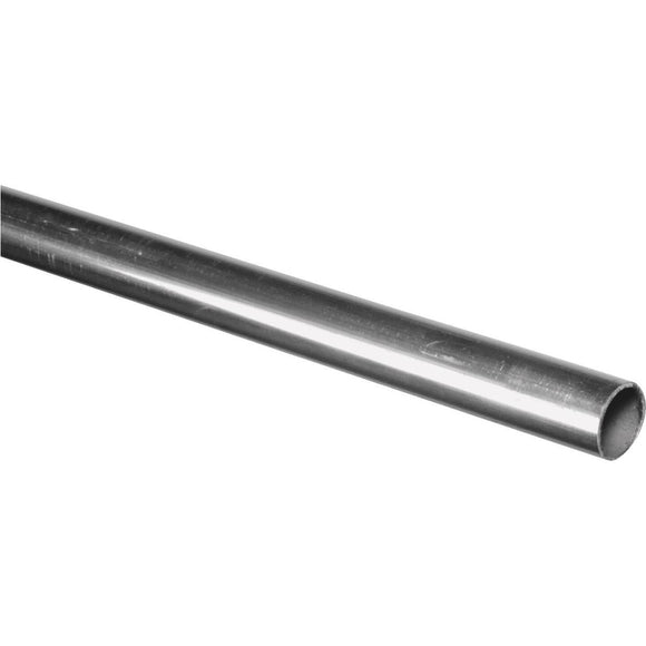 HILLMAN Steelworks Aluminum 1 In. O.D. x 3 Ft. Round Tube Stock